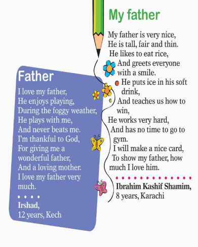 Best Father Day 19 June 2016 Poetry Pakistani Kids