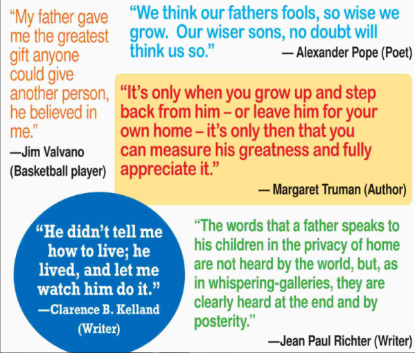 Best Father Day 19 June 2016 Quotes