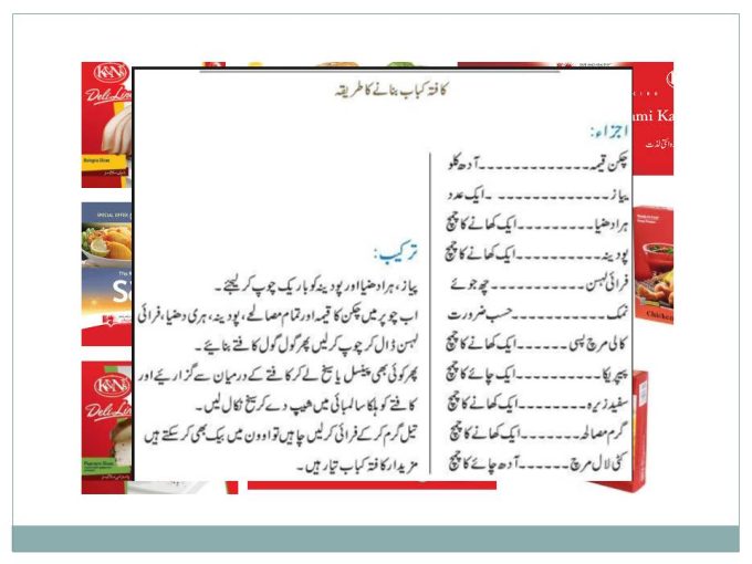 K&N Kafta Kabab Recipe In Urdu