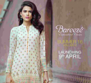 Bareeze Embroidered Classics Eid Collection 2018 With Prices, Catalog