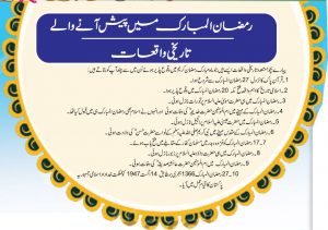 10 Islamic Historical Events In Ramadan Pakistan History As well