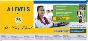 City School A Levels Admission 2024 Generous Scholarships