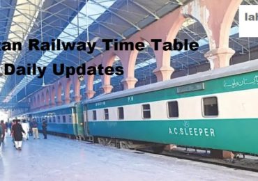 Pakistan Railway Time Table 2024 Daily Timings Updates