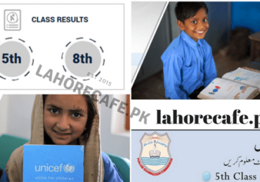 8th Class Result PEC Grade 8 2020 Download Punjab Board District