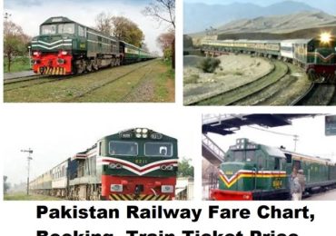 Pakistan Railway Fare Chart Ticket, Booking, Charges Train Ticket Price